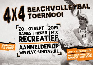 Beachvolleybaltoernooi in Boekel!