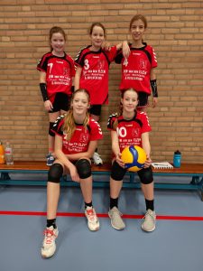 Meiden C tonen ook met 5-en volop inzet!
