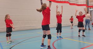 Mooie teamprestatie van Daan, Fieke, Fleur en Nienke in St. Antonius