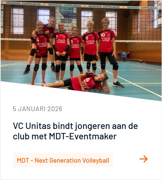 Unitas aan de slag met MDT Eventmaker