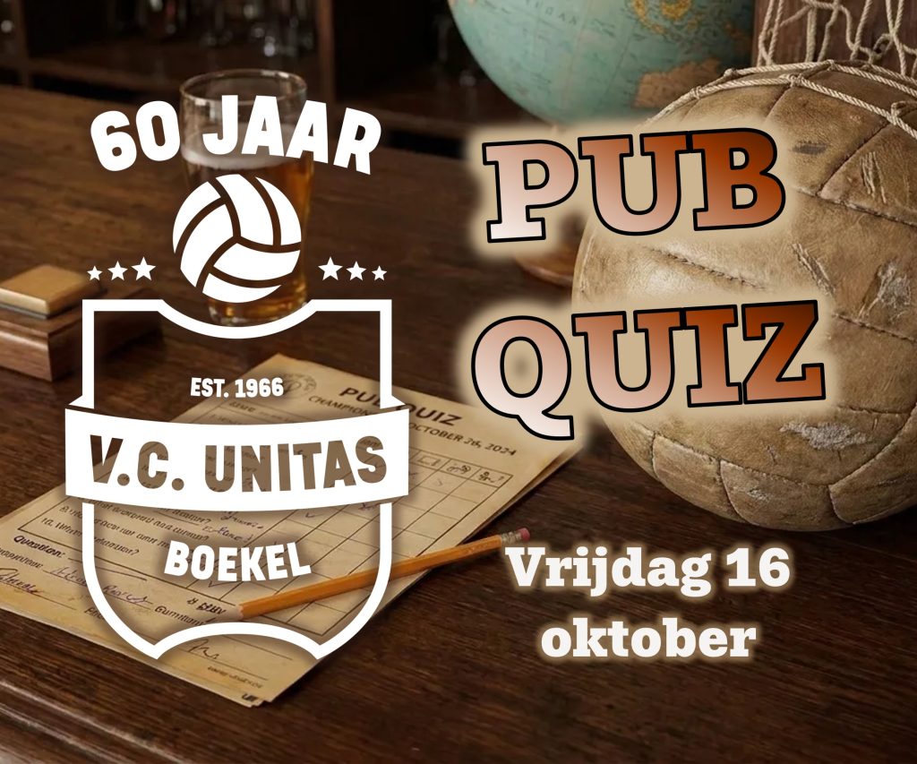 Doe mee aan de Pubquiz op 16 oktober!